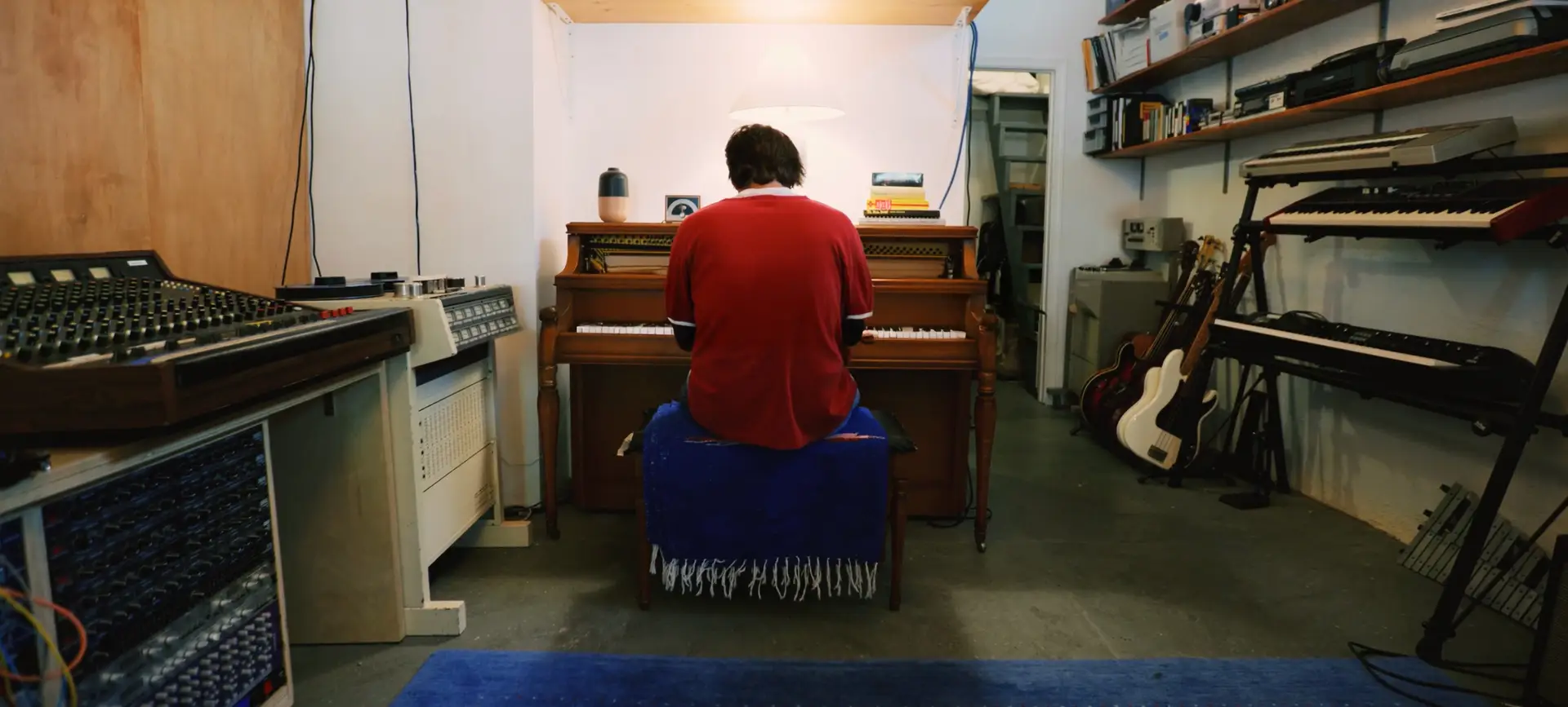 Jacob Cummings in his studio