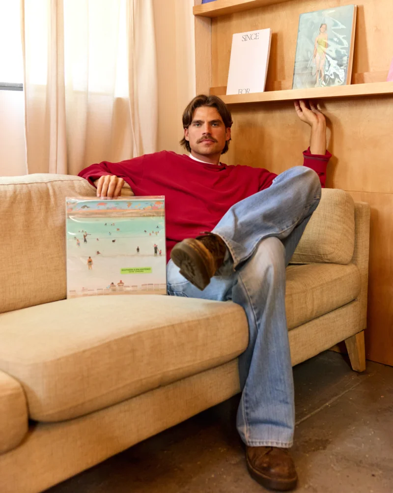 Jacob Cummings in his studio